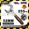 HITTO HAW-10WJ 10" / 255MM Wide Opening Adjustable Wrench Ratcheting Wrench / Torque Wrench / Wrench Hand Tool