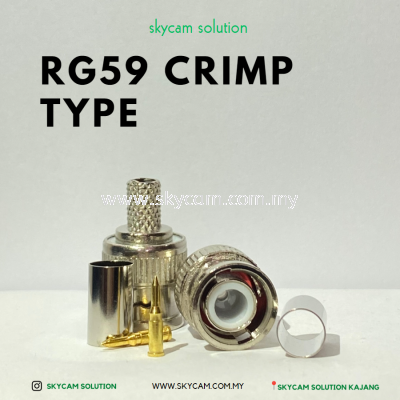 BNC RG59 CRIMP TYPE