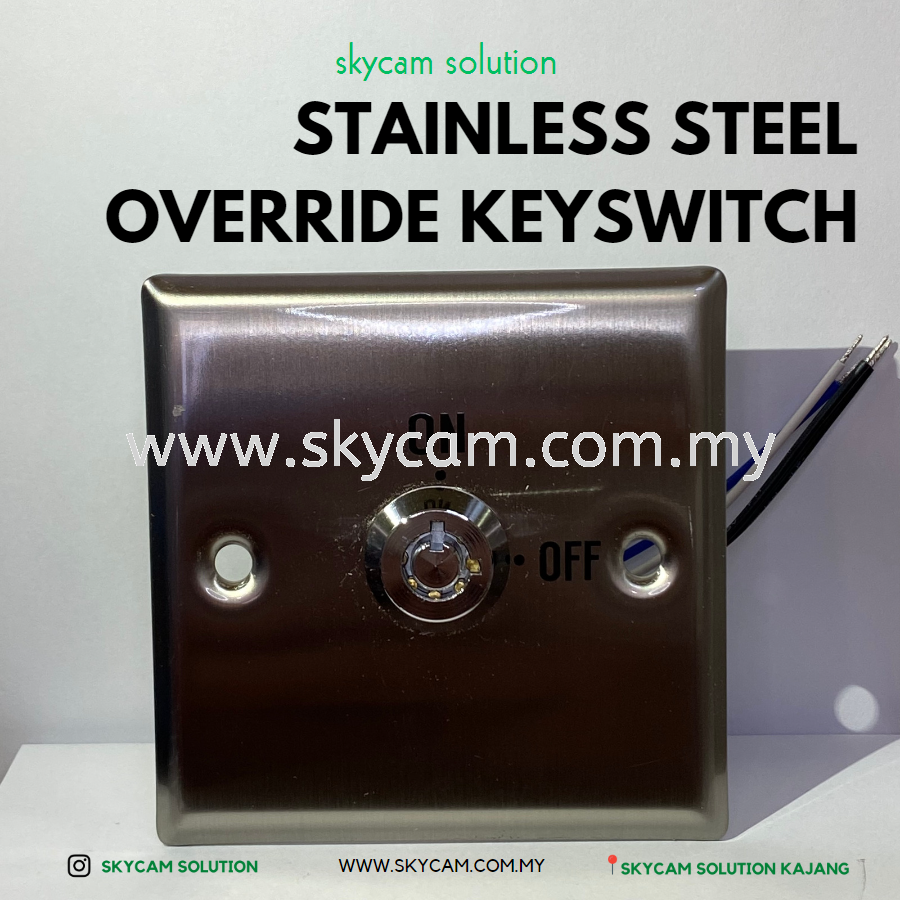 Stainless Steel Override Keyswitch Door Access Accessories Magnetic ...
