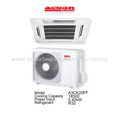 ACSON CEILING CASSETTE 2HP NON-INVERTER A3CK20FF/A3LC20F