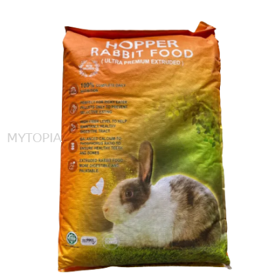 HOPPER RABBIT FOOD ORANGE & GREEN 10KG