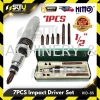 HITTO HID-8S / HID8S 7PCS 1/2" Heavy Duty Impact Driver Set Screwdriver & Nut Driver Hand Tool