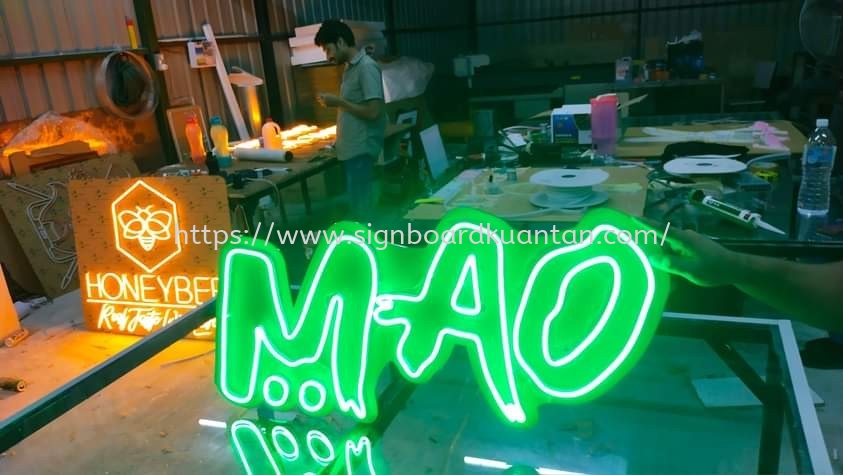 HONEY BEE/MAO INDOOR LED NEON SIGNAGE AT GREAT SIGN KUANTAN 