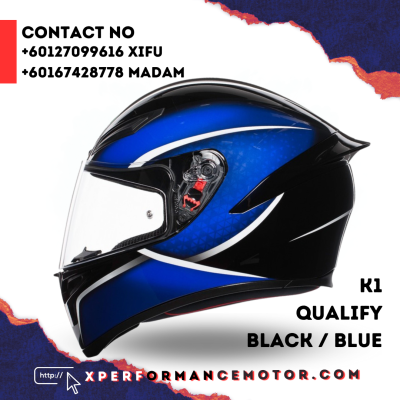 AGV K1 Qualify Black/Blue