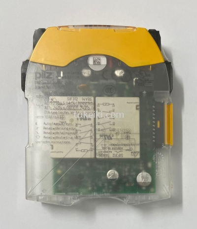 PILZ 751103 Safety Relay, 24 VDC, DPST-NO, PNOZ s3, DIN Rail, 6 A, Spring Clamp