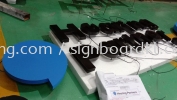 Hearing Partners 3d led backlit eg box up lettering logo 3D EG BOX UP SIGNBOARD