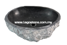 LG-BLACK STONE BASIN