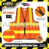 SV-002 / SV-004 Safety Vest w/ 4 Reflective Tape (Green / Orange) Safety Vest / Cloth Safety & Security