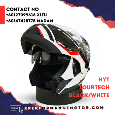 KYT Tourtech Black/White