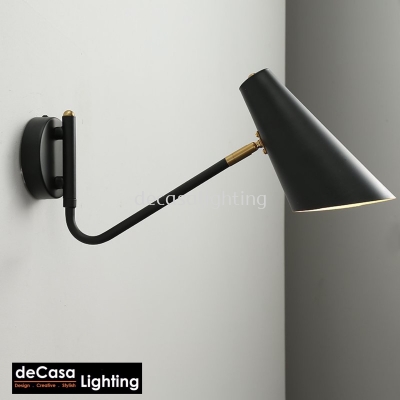 Loft Adjustable Wall Light - Black