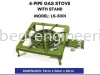 4 PIPE GAS STOVE WITH STAND LOW PRESSURE GAS STOVE PERALATAN MEMASAK ELEKTRIK DAN GAS