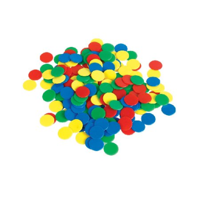 SA2003A01 Coloured Counters 4 Col (1000pcs)