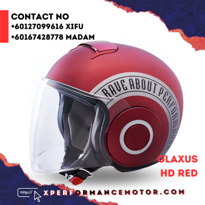 Glaxus HD Jet Chrome Red