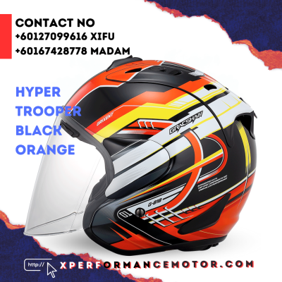 Hyper Trooper Black Orange