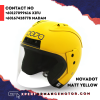 Nova Dot Matt Yellow NOVADOT NOVA CATALOG HELMETS