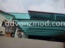 T-Beam Roof With Light Green Laminated Glass  T-Beam With Glass Roof