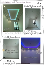 Cornices Ceiling Design. #Bukit Indah #Sky Breeze #Jb #with Wiring & Led Downlight. 