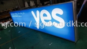 yes telecommunication  lightbox signage signboard  LIGHT BOX