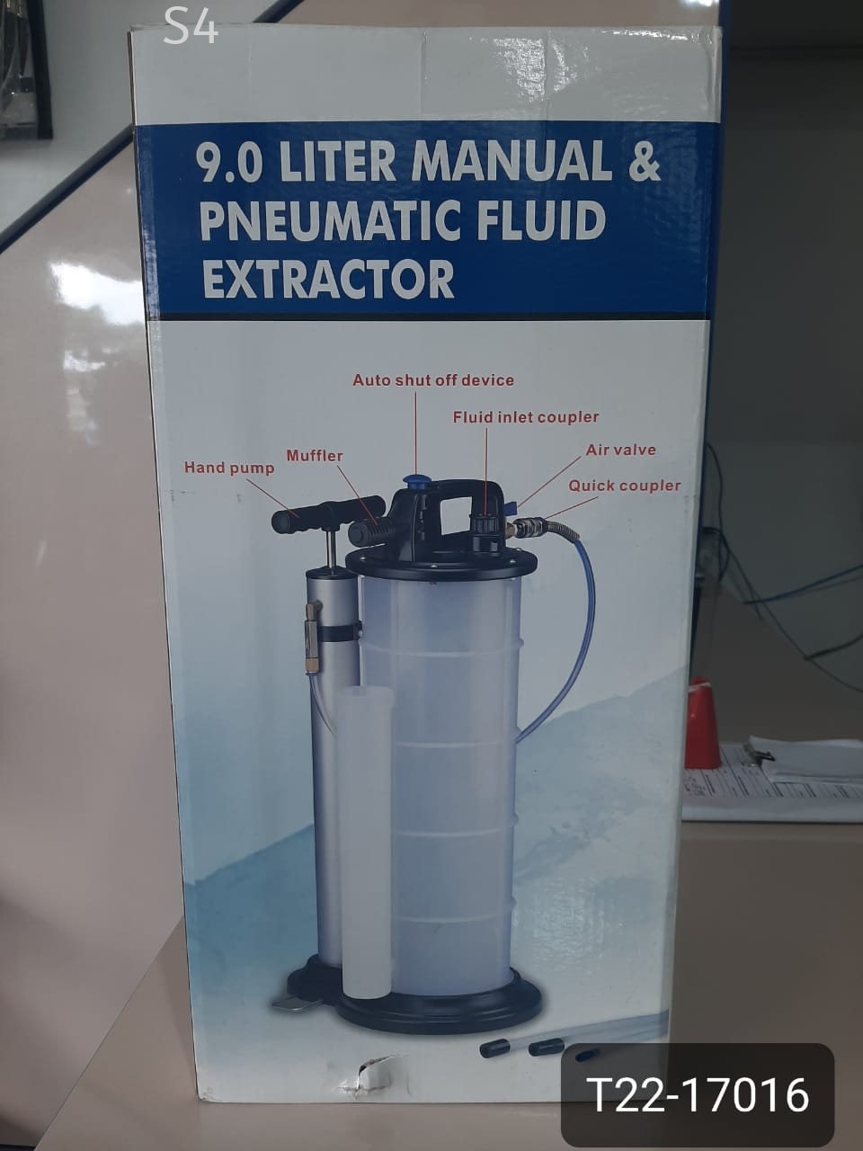 S4Tools | OEM 9 Liter Manual / Pneumatic Fluid Extractor