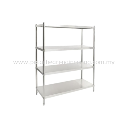 4 TIER RACK SOLID (KNOCKDOWN)