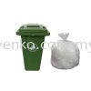 50" x 60" Heavy Duty Plain LDPE Garbage Bag Transparent Garbage Bag