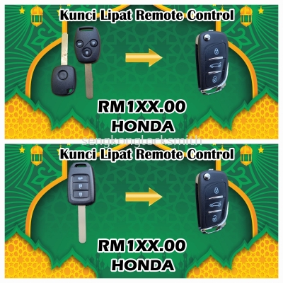 Ramadan Promotion kunci lipat remote kereta 