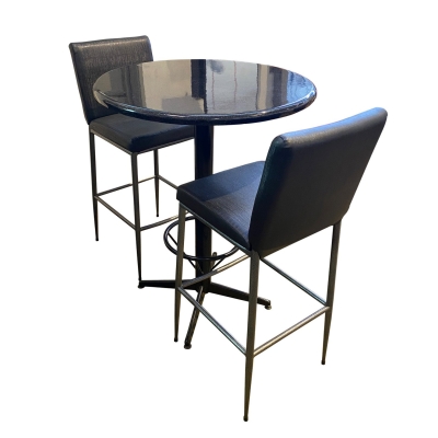 Fiberglass Bar Table With High Rocket-Leg