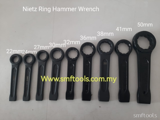 RING HAMMER WRENCH (22MM-50MM) (12PTS) 