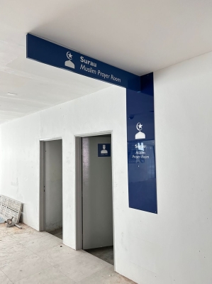 Surau Instruction Signage