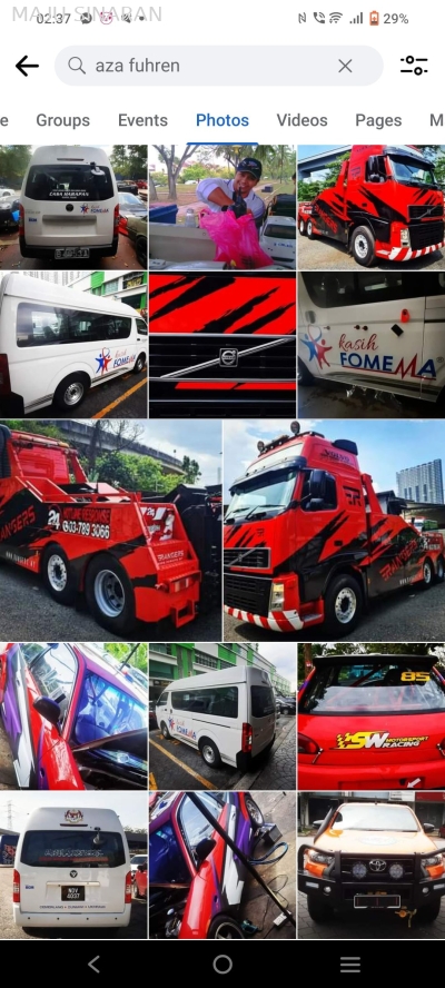 Sticker design  for sport Car , Van , Bus , Lori , Ambulance 