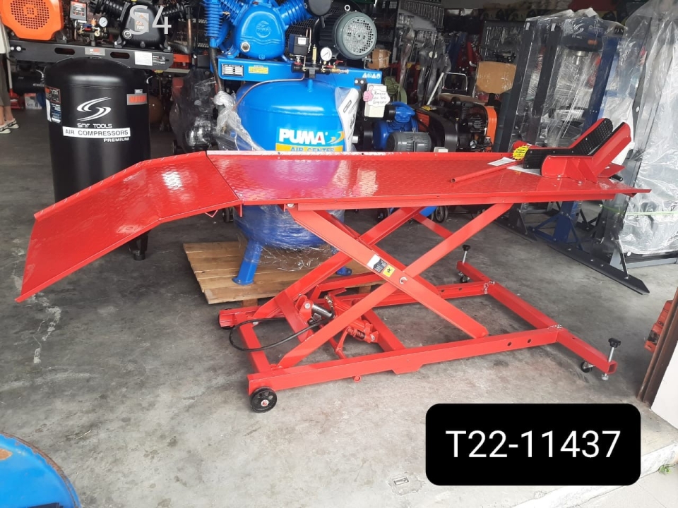 OEM Pneumatic Air Hydraulic Motorcycle Lift 500KG