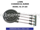 4 PIPE BURNER (HL-CF-220) LOW PRESSURE GAS STOVE & ACCESORIES ELECTRICAL AND GAS COOKING EQUIPMENT