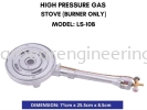 BURNER ONLY (LS-10B) HIGH PRESSURE GAS STOVE PERALATAN MEMASAK ELEKTRIK DAN GAS