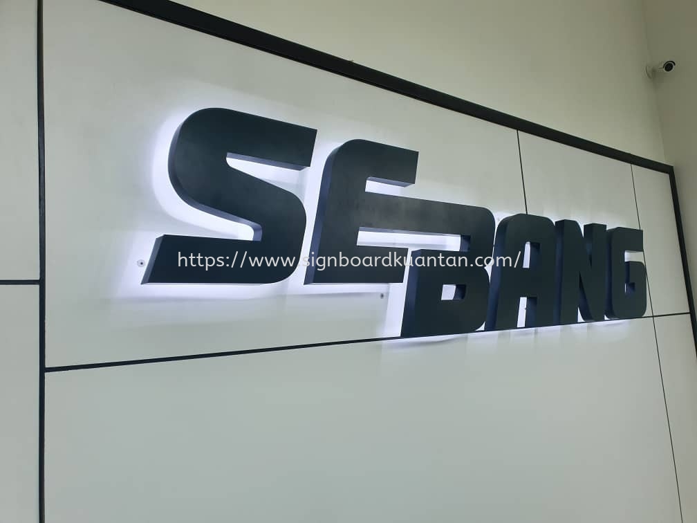 SEBANG INDOOR 3D LED BACKLIT SIGNAGE AT KUANTAN AIR PUTIH 