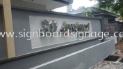 SD Apaitment - Outdoor 3D Stainless Steel Silver Without Light Signage - Ampang Outdoor 3D LED Stainlees Steel Gold Mirror Signboard