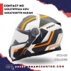 MHR GT2-09 ORANGE FLIP UP MHR CATALOG HELMETS