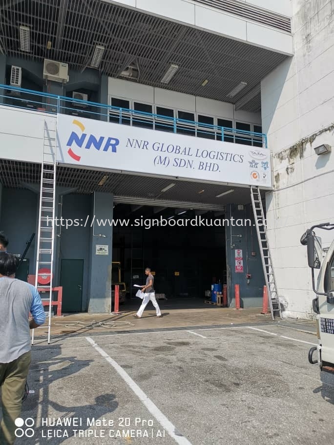 NNR GLOBAL LOGISTICS OUTDOOR METAL G.I SIGNAGE AT KUANTAN Semambu