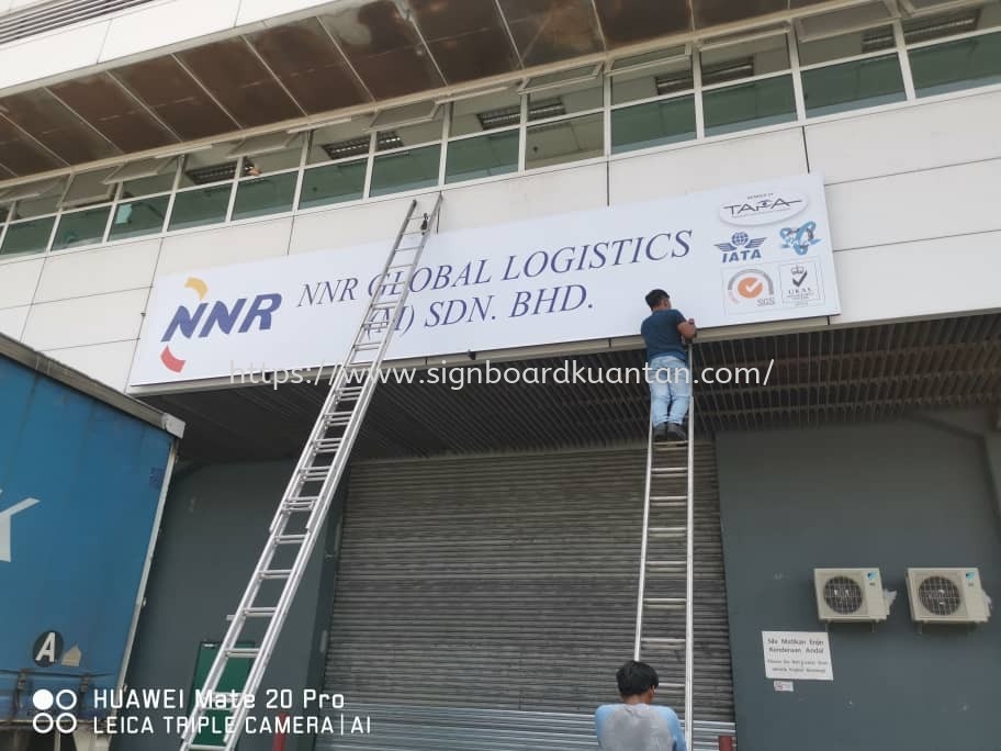 NNR GLOBAL LOGISTICS OUTDOOR METAL G.I SIGNAGE AT KUANTAN Semambu