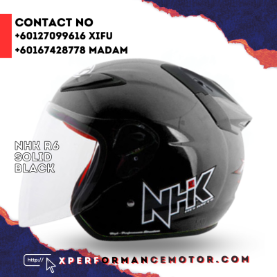 NHK R6 SOLID BLACK