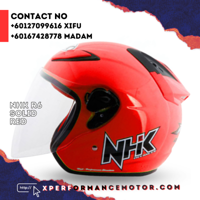 NHK R6 SOLID RED