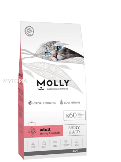 MOLLY *SHINY HAIR SHRIMP & SALMON 2KG