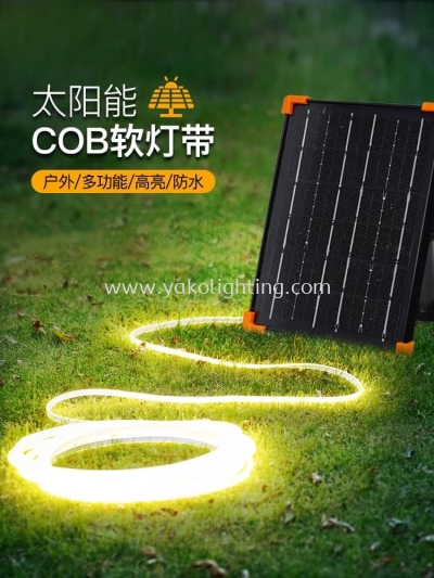 COB SOLAR LED-20M 3000K OUTDOOR STRIP LIGHT 