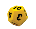 XYNS20A 12 Sided Dice (115mm) Matematic