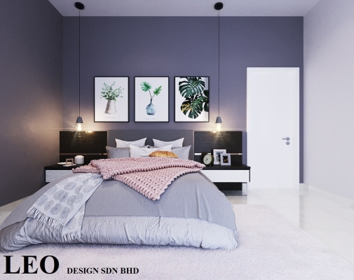 Bedroom 3D Design By Skudai Contractor