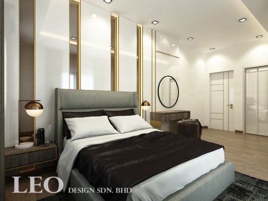 Bedroom 3D Design By Skudai Contractor