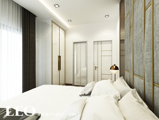 Bedroom 3D Design By Skudai Contractor