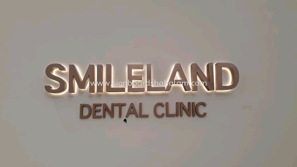 SMILELAND DENTAL CLINIC INDOOR 3DLED BACKLIT SIGNAGE