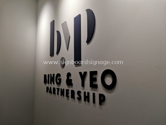 Bing & Yeo Partnership - Indoor 3D PVC Signage - Ampang 