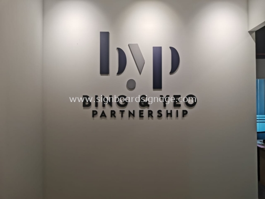 Bing & Yeo Partnership - Indoor 3D PVC Signage - Ampang 