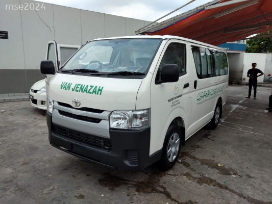 VAN JENAZAH  TOYOTA HIACE LOWROOF  BARU EKONOMI SPACE 